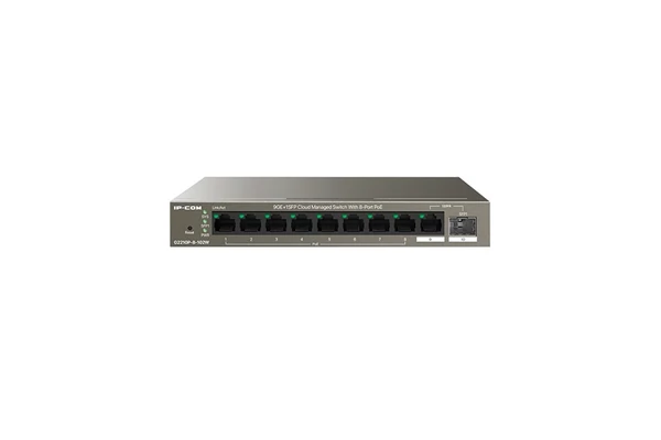 IP-COM Switch PoE - G2210P-8-102W (9x1Gbps; 8 af/at PoE+ port; 92W; 1x 1Gbps SFP)