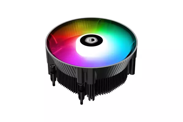 ID-Cooling CPU Cooler - DK-07A RAINBOW (25,6dB; max. 104,48 m3/h; 3pin csatlakozó, 12cm, LED)