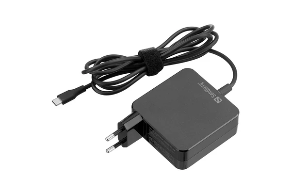 Sandberg Univerzális Töltő adapter - USB-C AC Charger PD65W EU 2M
