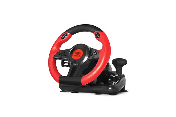 Spirit of Gamer Kormány - RACE WHEEL PRO 1 (kormány+pedálok, PC kompatibilis, fekete/piros)
