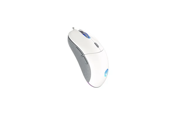 Endorfy Egér - GEM Onyx (8000 DPI, ARGB, PixArt chip, optikai, 1,8m, fehér)