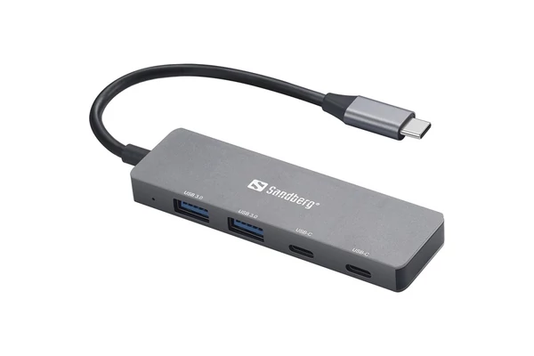 Sandberg USB Hub - USB-C to 2xUSB-A + 2xUSB-C Hub