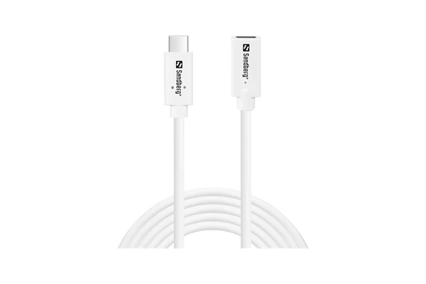 Sandberg Kábel - USB-C>C M-F USB 3.1 100W, 2M