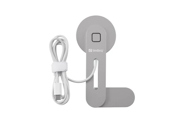 Sandberg Telefon tartó/töltő - ScreenMount Magnet Charger 15W