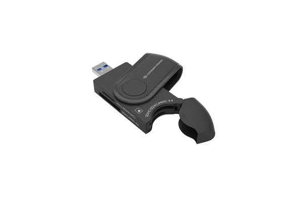 Conceptronic Kártyaolvasó - BIAN04B (4in1, 2xSD/TF/MicroSD, fekete)
