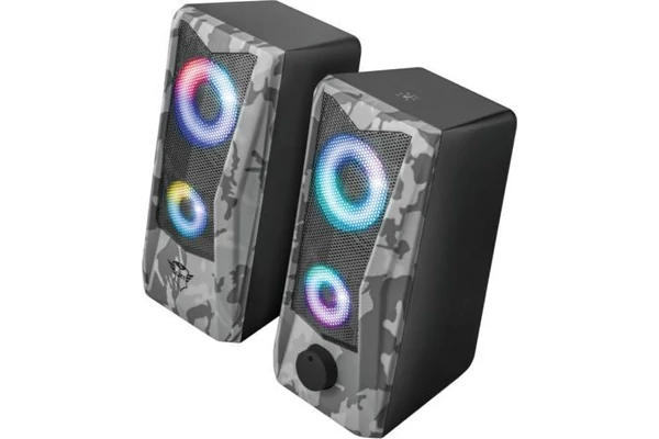 Trust GXT 707 Javv 2.0 Hangszóró, RGB világítás, Terepmintás