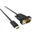 VCOM kábel átalakító USB Type-C apa - VGA apa (CU421C)
