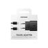 Kép 2/2 - SAMSUNG hálózati töltő Type-C aljzat (5V/3A, 25W, PD gyorstöltő + Type-C kábel) FEKETE