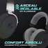 Kép 7/11 - Spirit of Gamer Wireless Fejhallgató - MIC-XH1700W (MultiPlatform, mikrofon, hangerőszabályzó, nagy-párnás, fehér)
