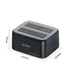 Kép 3/4 - Orico HDD/SSD Dokkoló - 6829C3-C-EU-BK (2x 2,5"/3,5" HDD/SSD -> USB-A, Offline klón funkció, Max.: 36TB, fekete)