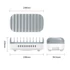 Kép 2/2 - ORICO Töltő állomás - DUK-10P-V1-EU-WH (10x USB-A, 5V2.4A x5, 120W, fehér)