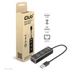 Kép 1/10 - Club 3D USB Hub - CSV-1430A (3.2 USB-A to 3xUSB-A, RJ45)