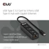 Kép 2/8 - Club 3D USB Hub - CSV-1549 (3.2 USB-C Gen 1 to 3xUSB-A, RJ45,1Gbps)