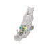 Kép 2/3 - Manhattan Csatlakozó - RJ45 dugó, krimpelő fogó nélküli bekötés, Tooless design (Cat5/5e/6)