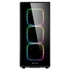 Kép 2/7 - Sharkoon Számítógépház - TG6 RGB (fekete; ATX,mATX; alsó táp; 4x120mm v.; 2xUSB3.0, 2xUSB2.0, I/O)