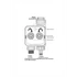 Kép 2/3 - Woox Smart Zigbee Kerti Öntöző Szabályozó - R7060 (ZigBee 3.0, 1.5V AAx4, 0,2-0,7 MPa)