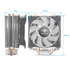 Kép 11/12 - Spirit of Gamer CPU Cooler - CPU AIRCOOLER 120 MM ARGB (27dB; 2500 RPM; 1x12cm; aluminium/réz)