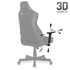 Kép 5/12 - Spirit of Gamer szék - CRUSADER Black (állítható dőlés/magasság/kartámasz; max.120kg-ig, fekete)