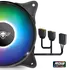 Kép 4/9 - Spirit of Gamer Cooler 12cm - CENTRAL RGB V120IN (25,3dB; max. 39,6 m3/h; 3pin csatlakozó(Molex); ház hűtésre, RGB LED)