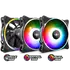 Kép 9/9 - Spirit of Gamer Cooler 12cm - CENTRAL RGB V120IN (25,3dB; max. 39,6 m3/h; 3pin csatlakozó(Molex); ház hűtésre, RGB LED)