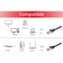 Kép 3/4 - Equip Kábel - 606104 (S/FTP patch kábel, CAT6A, LSOH, PoE/PoE+ támogatás, fekete, 2m)