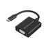 Kép 1/3 - Conceptronic Kábel - ABBY05B (USB-C to VGA, FullHD/60Hz, aluminium, fekete)