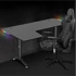 Kép 11/12 - Spirit of Gamer Gamer Asztal - Headquarter 600 L (MDF lap, fém lábak, fekete, RGB LED háttérvilágítás, 140 x 60 x 75cm)
