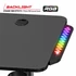Kép 5/12 - Spirit of Gamer Gamer Asztal - Headquarter 600 L (MDF lap, fém lábak, fekete, RGB LED háttérvilágítás, 140 x 60 x 75cm)