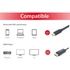 Kép 4/5 - Equip Kábel - 133426 (USB-C to DisplayPort, apa/apa, 4K/60Hz, műanyag burkolat, 1m)