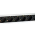 Kép 3/6 - Equip Hálózati Elosztó - 333292 (Schuko, 9 Schuko, Rack 1U, 1,8m kábel, aluminium, fekete)