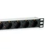 Kép 4/6 - Equip Hálózati Elosztó - 333292 (Schuko, 9 Schuko, Rack 1U, 1,8m kábel, aluminium, fekete)