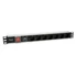 Kép 1/6 - Equip Hálózati Elosztó - 333309 (Schuko, 7 Schuko, Rack 1U, túlfeszültség védelett, 1,8m kábel, aluminium, fekete)