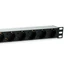 Kép 4/6 - Equip Hálózati Elosztó - 333309 (Schuko, 7 Schuko, Rack 1U, túlfeszültség védelett, 1,8m kábel, aluminium, fekete)