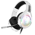 Kép 1/9 - Spirit of Gamer Fejhallgató - PRO-H8 RGB White (MultiPlatform, mikrofon, 3.5mm jack, hangerőszabályzó, 2m kábel, fehér)