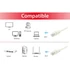 Kép 3/4 - Equip Kábel - 603002 (UTP patch kábel, CAT6A, Réz, LSOH, 10Gb/s, fehér, 1m)