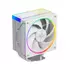 Kép 1/7 - ID-Cooling CPU Cooler - FROZN A410 ARGB WHITE (29.9dB; max. 132,54 m3/h; 4pin, 4 db heatpipe, 12cm, A-RGB, PWM)