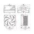 Kép 6/7 - ID-Cooling CPU Cooler - FROZN A410 ARGB WHITE (29.9dB; max. 132,54 m3/h; 4pin, 4 db heatpipe, 12cm, A-RGB, PWM)