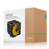 Kép 10/10 - DeepCool CPU Cooler - AK620 Zero Dark Zoria (28 dB; max, 117,21 m3/h; 4pin csatlakozó, 6 db heatpipe, 2x12cm, PWM)