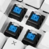 Kép 4/4 - Sharkoon Billentyűzet Mechanikus - Skiller SGK3 White/Blue (Kailh Blue mechanika; Világítás; fehér; angol)