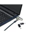 Kép 4/6 - Conceptronic Notebook Kábelzár - CUSTODIO02BN  (Kulcsos (2db), Nano Security Slot, 1,8m)