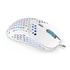 Kép 3/5 - Endorfy Egér - LIX Plus Onyx (Honeycomb, 19 000 DPI, ARGB, PixArt chip, optikai, 1,8m, fehér)