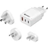 Kép 1/6 - Sandberg Telefon töltő - 3in1 TravelCharger USB-C/A 65W