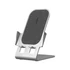 Kép 1/6 - Sandberg Telefon tartó/töltő - Wireless Charger Stand 15W Alu