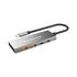 Kép 1/7 - Conceptronic USB Hub - HUBBIES15G (4 Port, USB-C to 2x USB-C+2x USB-A, szürke)