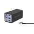 Kép 1/11 - Conceptronic telefon töltő adapter - OZUL06BE (4x USB-C+2x USB-A, 200W, fekete)