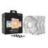 Kép 5/5 - Be Quiet! Cooler 14cm - LIGHT WINGS LX 140mm PWM White Triple-Pack (RGB, 1200rpm, 22,9dB, fehér)